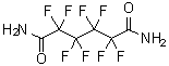 结构式 CAS# 355-66-8, 八氟己二酰胺