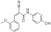 CAS#: 357315-75-4， (2Z)-2-Cyano-N-(4-Hydroxyphenyl)-3-(2-Methoxyphenyl)Acrylamide