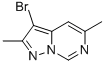 CAS#: 35833-97-7， 3-Bromo-2,5-Dimethyl-Pyrazolo[1,5-c]Pyrimidine