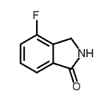 结构式 CAS# 366452-96-2, 4-氟-1-异吲哚啉酮