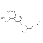 CAS 登录号：36770-75-9， 3-氯-N-[2-(3,4-二甲氧基苯基)乙基]-N-甲基-1-丙胺盐酸盐(1:1)