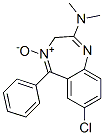 CAS#: 3693-14-9， 7-Chloro-N,N-Dimethyl-4-Oxido-5-Phenyl-3H-1,4-Benzodiazepin-4-Ium-2-Amine