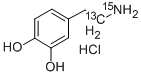CAS#: 369656-74-6， 2-(3,4-Dihydroxyphenyl)Ethyl-1-13C-Amine-15N Hydrochloride