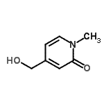 结构式 CAS# 371765-69-4, 4-(羟基甲基)-1-甲基-2(1H)-吡啶酮