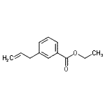 结构式 CAS# 372510-70-8, 乙基3-烯丙基苯甲酸酯