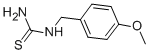 结构式 CAS# 37412-64-9, 1-(4-甲氧基苄基)-2-硫脲