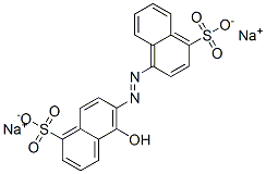 CAS#: 3746-79-0， Disodium 5-hydroxy-6-((4-sulphonatonaphthyl)azo)naphthalenesulphonate