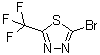 结构式 CAS# 37461-61-3, 2-溴-5-(三氟甲基)-1,3,4-噻二唑