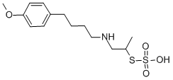CAS#: 38914-75-9， 1-Methoxy-4-[4-(2-Sulfosulfanylpropylamino)Butyl]Benzene