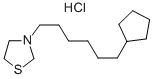 CAS#: 38920-84-2， 3-(6-Cyclopentylhexyl)-1,3-Thiazolidine Hydrochloride