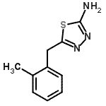CAS 登录号：39181-44-7， 5-(2-甲基苄基)-1,3,4-噻二唑-2-胺