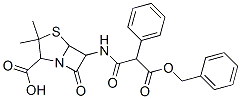 CAS#: 3973-06-6， (2S,5R,6R)-3,3-Dimethyl-7-Oxo-6-[[3-Oxo-2-Phenyl-3-(Phenylmethoxy)Propanoyl]Amino]-4-Thia-1-Azabicyclo[3.2.0]Heptane-2-Carboxylic Acid