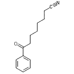 结构式 CAS# 39755-15-2, 8-氧代-8-苯基辛腈