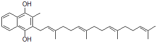 CAS 登录号：39776-45-9， 2-甲基-3-[(2E,6E,10E)-3,7,11,15-四甲基十六碳-2,6,10,14-四烯基]萘-1,4-二醇
