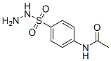 结构式 CAS# 3989-50-2, N-[4-(肼磺酰基)苯基]乙酰胺