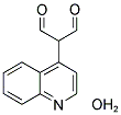 结构式 CAS# 40070-86-8, 2-(4-喹啉基)丙二醛倍半水合物