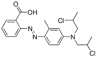 CAS#: 40136-92-3， 2-[[4-[Bis(2-Chloropropyl)Amino]-2-Methylphenyl]Azo]Benzoic Acid