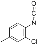 结构式 CAS# 40398-00-3, 2-氯-4-甲基苯基异氰酸酯
