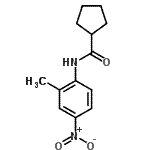 CAS 登录号：404352-87-0， N-(2-甲基-4-硝基苯基)环戊烷甲酰胺