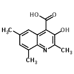 CAS#: 40445-40-7， 3-Hydroxy-2,6,8-Trimethyl-4-Quinolinecarboxylic Acid