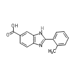 CAS#: 404583-68-2， 2-(2-Methylphenyl)-1H-Benzimidazole-6-Carboxylic Acid