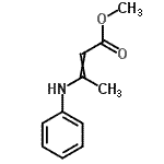 CAS 登录号：40801-08-9， 甲基3-苯胺基-2-丁烯酸酯