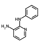 结构式 CAS# 41010-49-5, N<sup>2</sup>-苯基-2,3-吡啶二胺