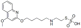 CAS#: 41287-39-2， Thiosulfuric Acid Hydrogen S-[2-[[5-[(4-Methoxy-2-Quinolinyl)Oxy]Pentyl]Amino]Ethyl] Ester