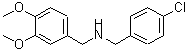 CAS#: 423738-40-3， 1-(4-Chlorophenyl)-N-(3,4-Dimethoxybenzyl)Methanamine