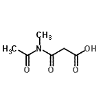 CAS 登录号：431069-31-7， 3-[乙酰基(甲基)氨基]-3-氧代丙酸