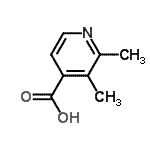CAS 登录号：4328-85-2， 2,3-二甲基异烟酸