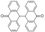 结构式 CAS# 434-84-4, (9,9'-联蒽)-10,10'(9H,9'H)-二酮