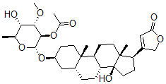 CAS#: 4356-53-0， Mono-O-acetylvallaroside
