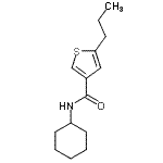 CAS#: 438219-75-1， N-Cyclohexyl-5-Propyl-3-Thiophenecarboxamide