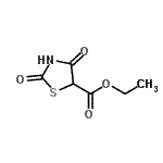 CAS 登录号：452368-84-2， 乙基2,4-二氧代-1,3-噻唑烷-5-羧酸酯