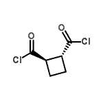 CAS#: 45775-91-5， (1R,2R)-1,2-Cyclobutanedicarbonyl Dichloride