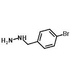 结构式 CAS# 45811-94-7, (4-溴苄基)肼