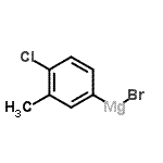 结构式 CAS# 460747-53-9, 溴(4-氯-3-甲基苯基)镁