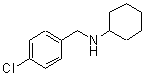 CAS 登录号：46459-32-9， N-(4-氯苄基)环己胺
