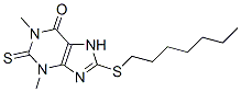CAS#: 4776-10-7， 1,3-Dimethyl-2,7-Dihydro-8-(Heptylthio)-2-Thioxo-1H-Purin-6(3H)-One