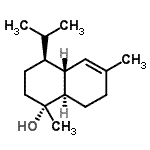 CAS#: 481-34-5， (1R,4S,4aR,8aR)-4-Isopropyl-1,6-Dimethyl-1,2,3,4,4A,7,8,8A-Octahydro-1-Naphthalenol