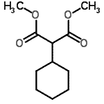 结构式 CAS# 49769-76-8, 二甲基环己基丙二酸酯