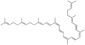 CAS#: 502-64-7， (6E,8E,10Z,12E,14Z,16E,18Z,20E,22E,26E)-2,6,10,14,19,23,27,31-Octamethyldotriaconta-2,6,8,10,12,14,16,18,20,22,26,30-Dodecaene