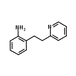 结构式 CAS# 50385-28-9, 2-[2-(2-吡啶基)乙基]苯胺