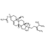CAS#: 51297-12-2， (3beta,20R,24Z)-Stigmasta-5,24(28)-Dien-3-Yl Acetate