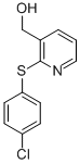 结构式 CAS# 51723-83-2, (2-[(4-氯苯基)巯基]-3-吡啶基)甲醇