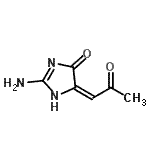 CAS#: 517870-39-2， (5E)-2-Amino-5-(2-Oxopropylidene)-1,5-Dihydro-4H-Imidazol-4-One
