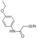 结构式 CAS# 51838-07-4, 2-氰基-N-(4-乙氧基-苯基)-乙酰胺