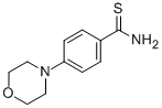结构式 CAS# 519056-60-1, 4-吗啉基苯硫代甲酰胺