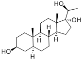 CAS#: 520-86-5， 5-alpha-Pregnan-3-beta, 17,20-alpha-Triol